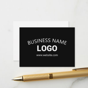 Tarjeta De Recepción Nombre comercial editable, sitio web y logotipo ca