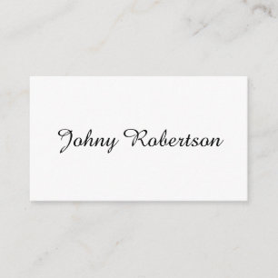 Tarjeta De Recepción Nombre de escritura a mano elegante profesional mo