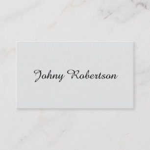 Tarjeta De Recepción Nombre de escritura a mano elegante profesional mo
