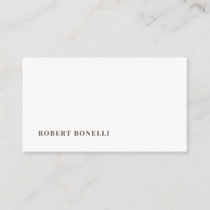 Tarjeta De Recepción Nombre minimalista moderno único y sencillo