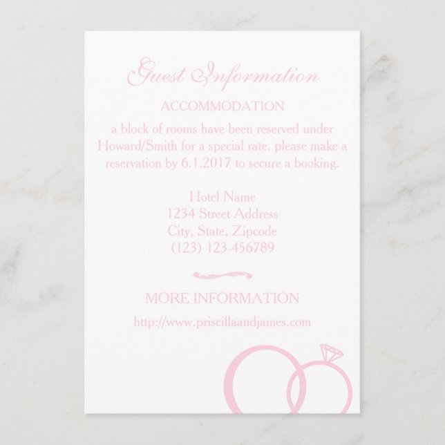 Tarjeta De Recepción Nosotros hacemos Boda (Anverso)