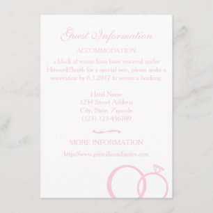 Tarjeta De Recepción Nosotros hacemos Boda