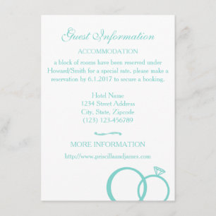 Tarjeta De Recepción Nosotros hacemos Boda
