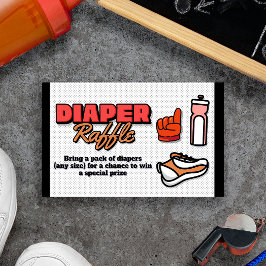 Tarjeta De Recepción Nuestro pequeño novato está en camino - Diaper Raf