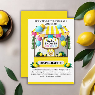Tarjeta De Recepción Nuestro pequeño y cortito stand de Baby Shower