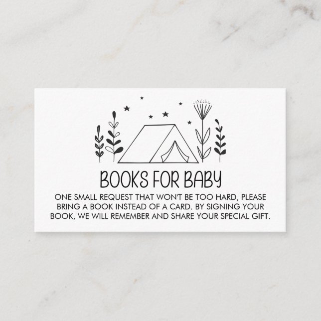 Tarjeta De Recepción Nuestros mejores libros de aventuras para bebés (Anverso)