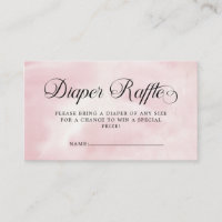 Nueve pañales Baby Shower de nubes rosadas moderna