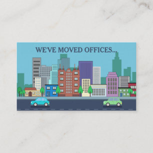 Tarjeta De Recepción Nuevo cambio de dirección de Office Insertar