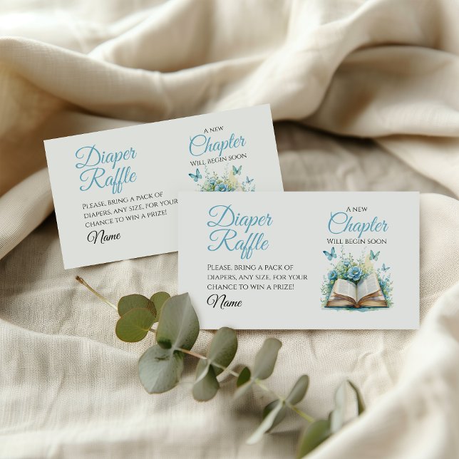 Tarjeta De Recepción Nuevo Capítulo Brunch Libro Baby Shower Diaper Raf (Subido por el creador)