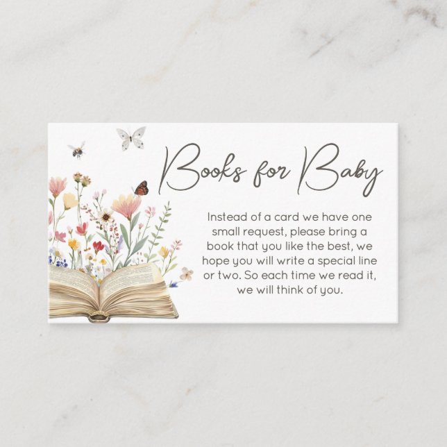 Tarjeta De Recepción Nuevo capítulo del libro de cuentos inicia libros  (Anverso)