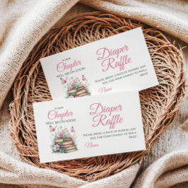 Tarjeta De Recepción Nuevo capítulo del libro de historias Baby Shower 