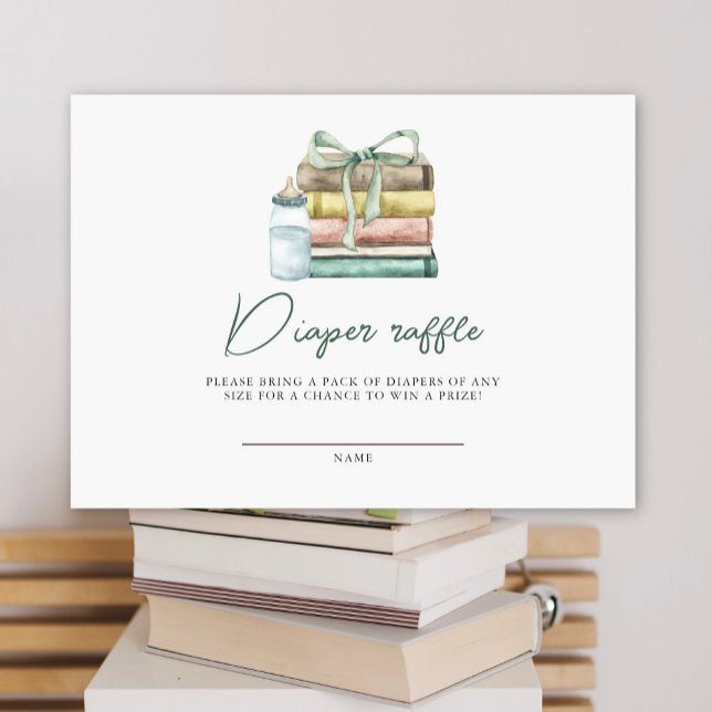 Tarjeta De Recepción Nuevo capítulo ducha de bebé Diaper Raffle (Subido por el creador)