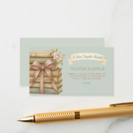 Tarjeta De Recepción Nuevo capítulo espera el pañal rosado de barro