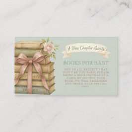 Tarjeta De Recepción Nuevo capítulo espera libros de vaca rosada para b