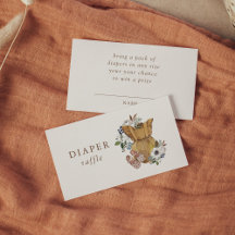 Nursery Neutral de Boho Baby Shower Diaper Raffle