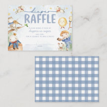 Nursery Rhyme Baby Shower Diaper Raffle