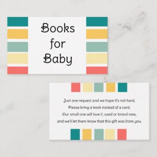 Tarjeta De Recepción Obtengamos libros de diseño de arte para bebés