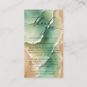 Tarjeta De Recepción Ocean Beach Summer Fiesta Gracias Sunny