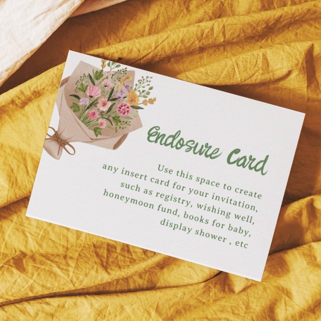 Tarjeta De Recepción Off The Market Bridal Shower Personalizado (Subido por el creador)