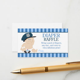 Tarjeta De Recepción Oficial de policía de policía de policía para bebé