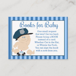 Tarjeta De Recepción Oficial de policía de policía para bebés Libros de