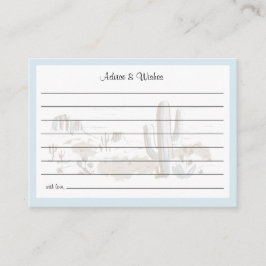 Tarjeta De Recepción Oh Baby Cowboy Shower Advice and Wishes