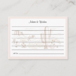 Tarjeta De Recepción Oh Baby Cowgirl Shower Advice and Wishes