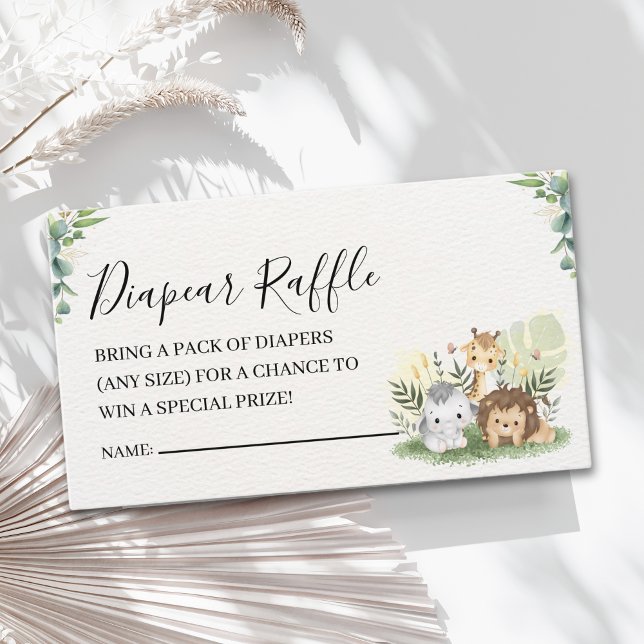 Tarjeta De Recepción Oh Baby Jungle Baby Shower Boy (Subido por el creador)