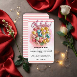Tarjeta De Recepción Oh bebe French Patisserie Baby Shower