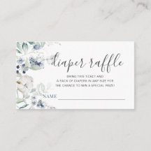 Oh bebé, hace frío afuera de la ducha Diaper Raffl