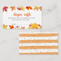 Oh Bebé Una pequeña calabaza bebé ducha de pañales