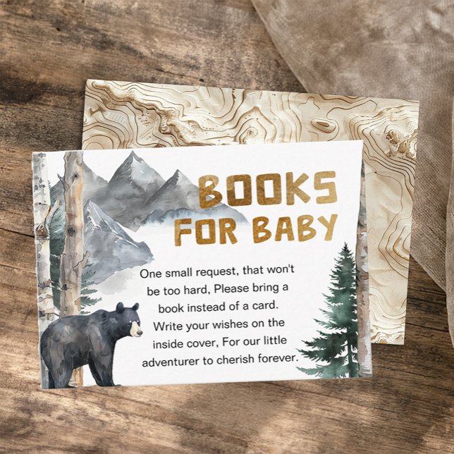 Tarjeta De Recepción Oh Boy Adventure Begin | Libros para bebés (Books For Baby Enclosure Card)