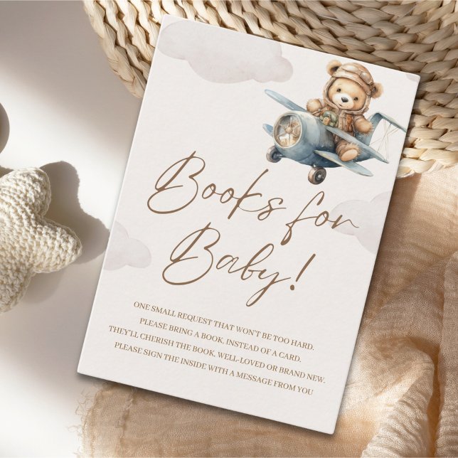 Tarjeta De Recepción Oh Boy, Brown Bear Baby shower boy (Subido por el creador)