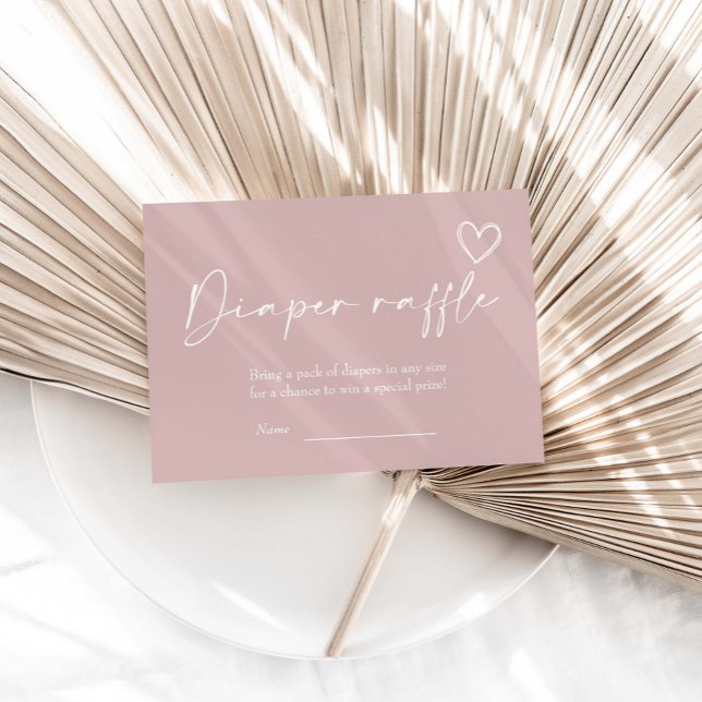 Tarjeta De Recepción Oh Chica Baby Shower Diaper Raffle (Subido por el creador)