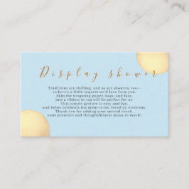 Tarjeta De Recepción ¡Oh chico! El bebé en globo debe