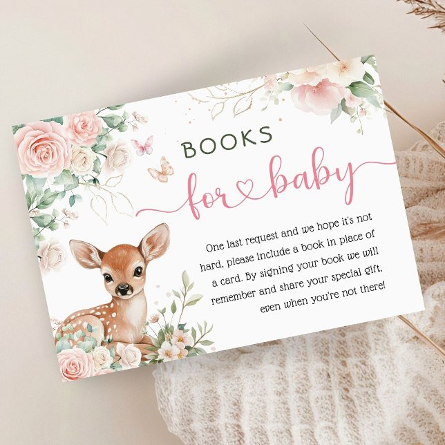 Tarjeta De Recepción Oh Deer Baby Shower Chicas Libros para bebés (Subido por el creador)