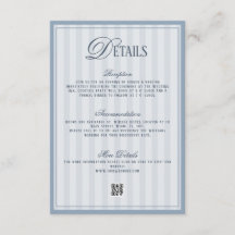 Old Money Dusty Blue Wedding Details 