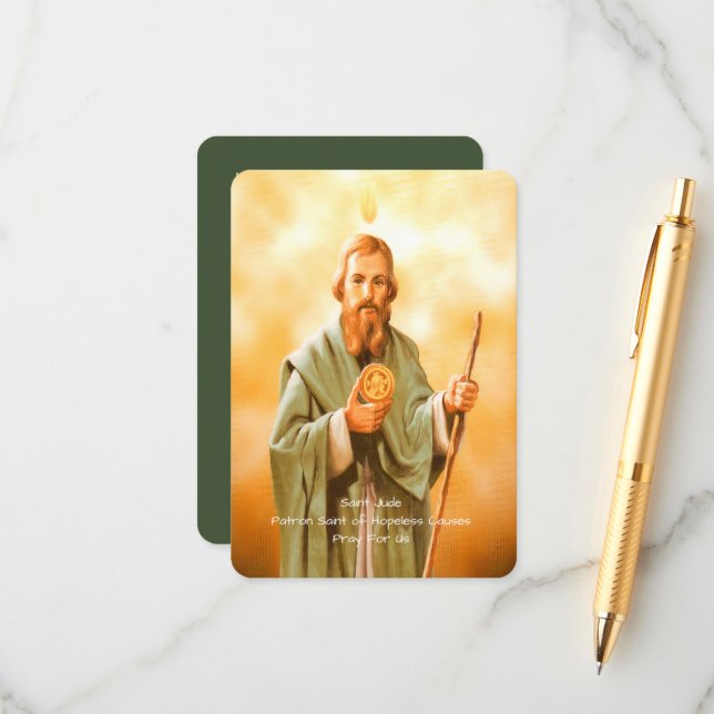 Tarjeta De Recepción Oración de San Judas  (Anverso/Reverso In Situ)