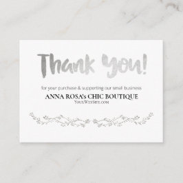 Tarjeta De Recepción *~* Ornate Scroll QR GRACIAS A LA Revisión del LOG