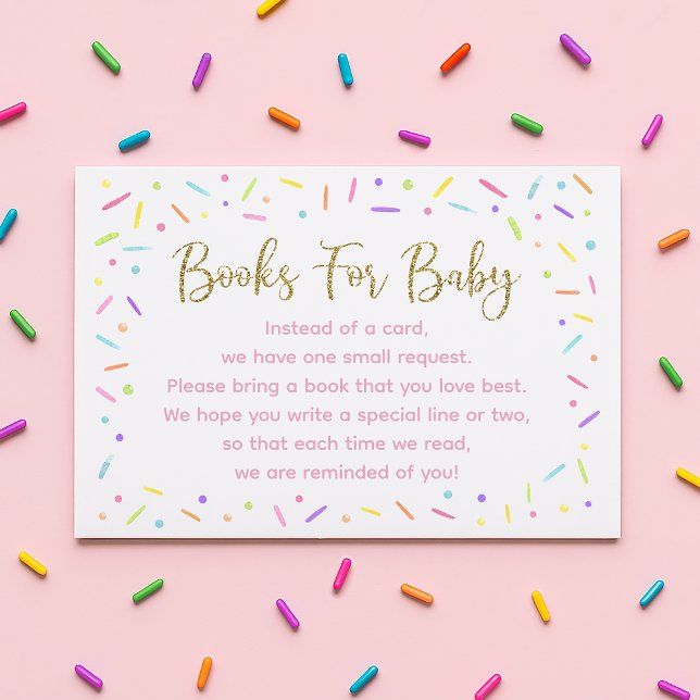 Tarjeta De Recepción Oro rosa: Lluvia de arcoiris: libros para bebés (Subido por el creador)