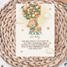 Osos Verdes Globos Libros para Bebé