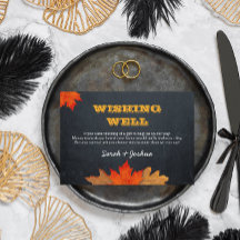 Otoño Deja Bien Al Boda De Chalkboard
