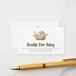 Tarjeta De Recepción Otoño Libros de hadas de Woodland para insertar be