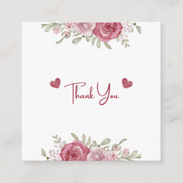 Tarjeta De Recepción Otoño Rústico Burdeos Caligrafía Boda Llana Th