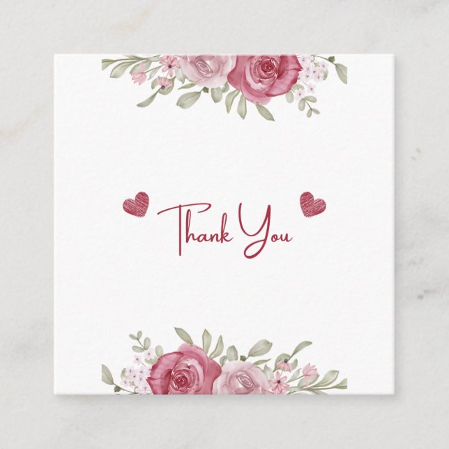 Tarjeta De Recepción Otoño Rústico Burdeos Caligrafía Boda Llana Th (Anverso)