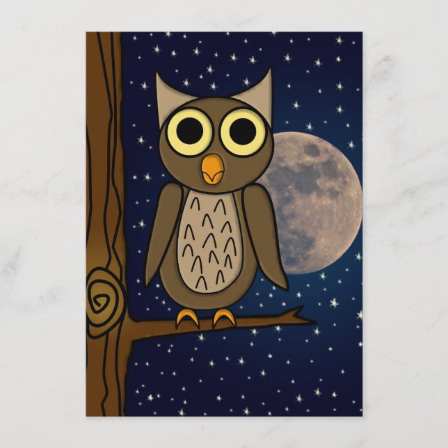 Tarjeta De Recepción Oveja nocturna (Anverso)