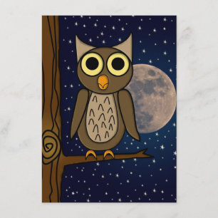 Tarjeta De Recepción Oveja nocturna
