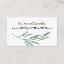 Página web de Boda de vegetación rústica Insertar