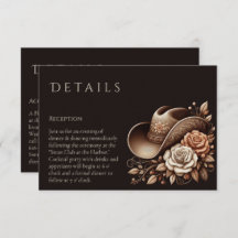 País Gorra de Vaquera Occidental con Flores