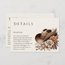 País Gorra de Vaquera Occidental con Flores